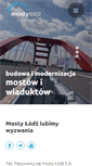 Mobile Screenshot of mosty-lodz.pl